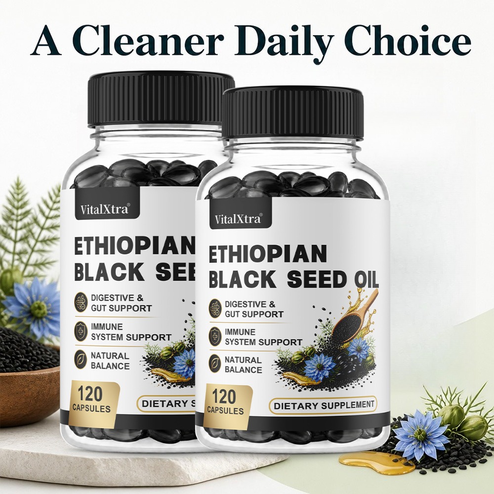 Herbal Supplement - Cápsulas de Aceite de Semillas Negras