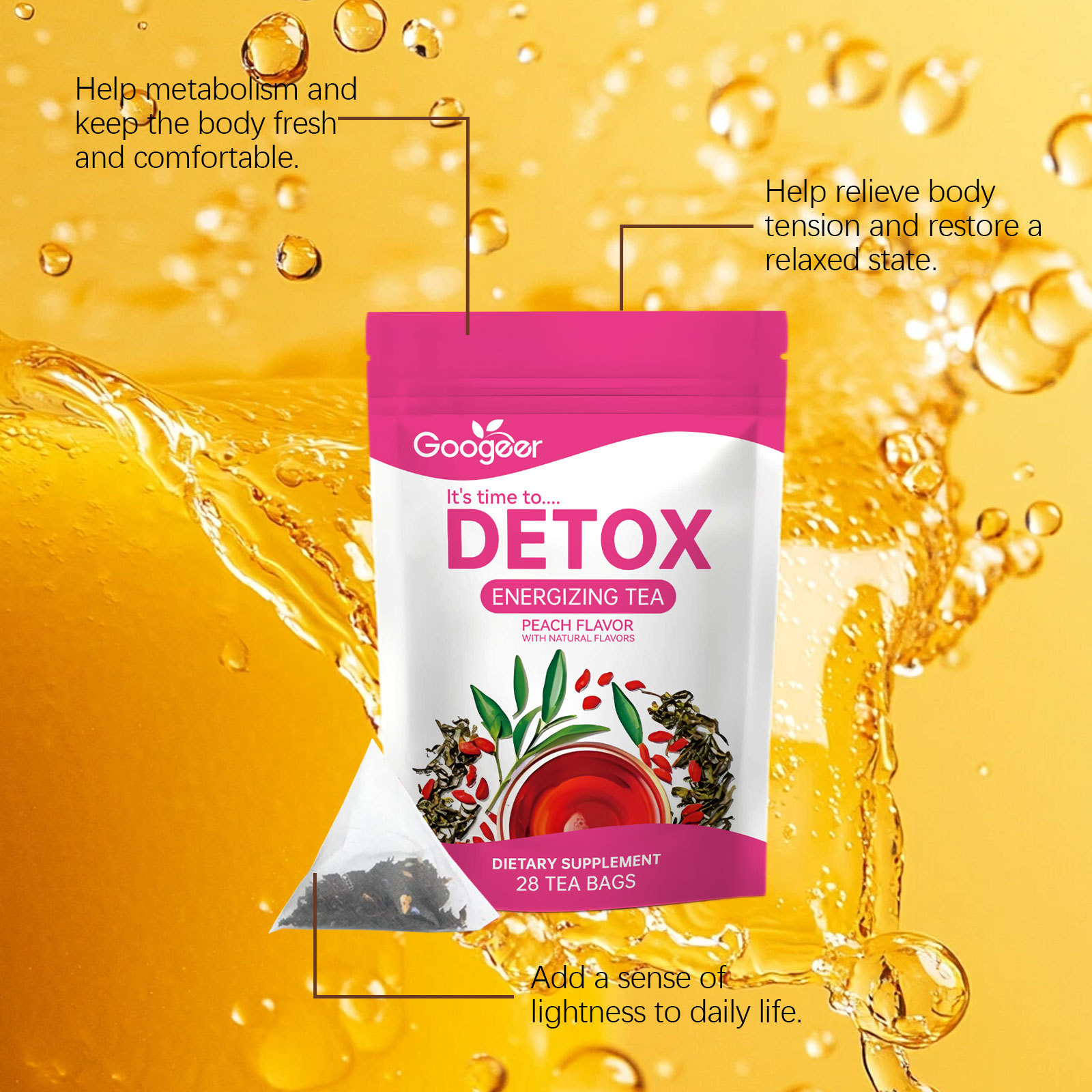 Té de limpieza desintoxicante  - Herbal Tincture reseña y precio