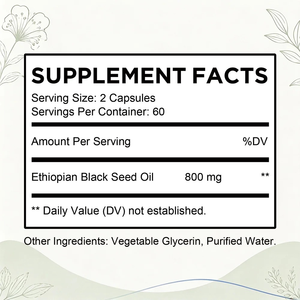 Cápsulas de Aceite de Semillas - Herbal Supplement reseña y precio