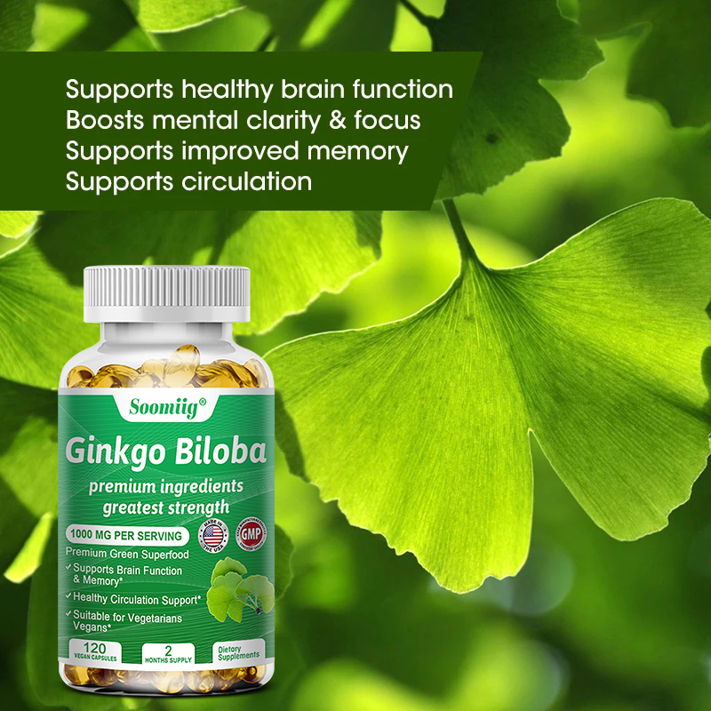 Cápsulas de Ginko Biloba - Sup - Ginger Tea reseña y precio