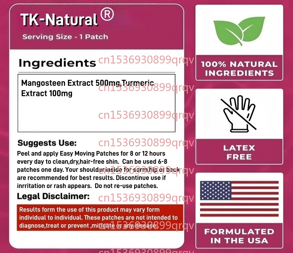 30 Parches Transdérmicos de Ma - Turmeric reseña y precio