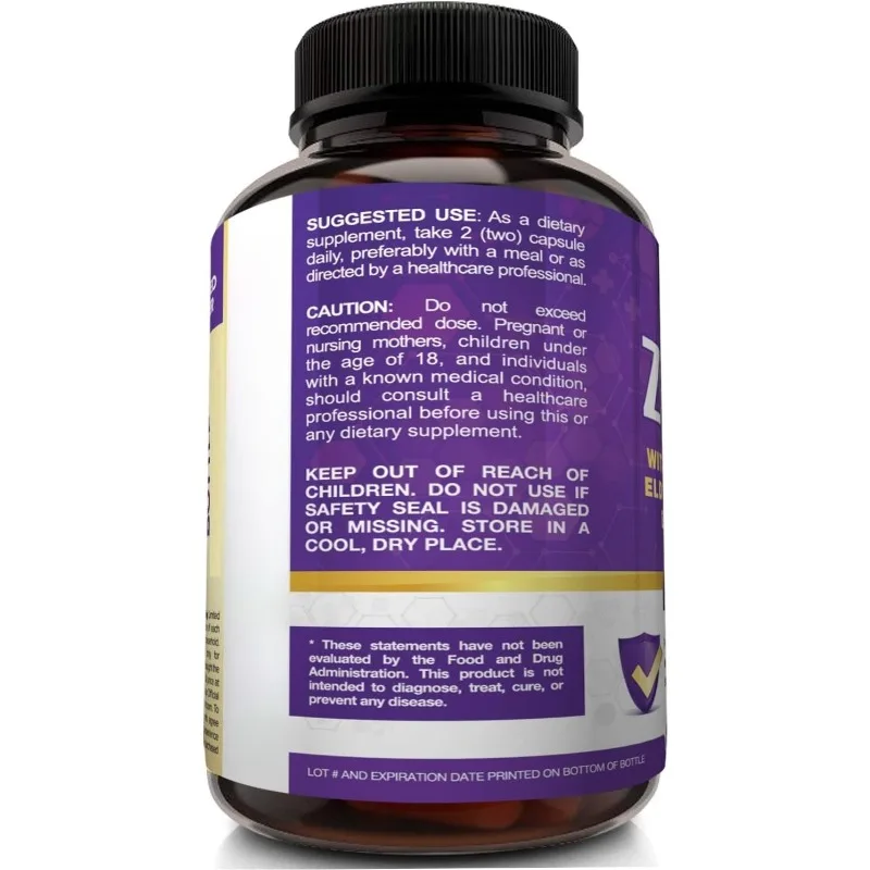 Cápsulas de zinc de 50 mg: con - Echinacea reseña y precio